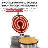 ALDKitchen Waffle Cone Maker | Ice Cream Cone Iron | Nonstick (Round-Shaped) view 3