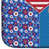 Caroline's Treasures WDK5259DDM Cream Pekingese USA American Dish Drying Mat Absorbent Dish Drying Mat Pad for Kitchen Counter Dish Drainer Mat for Countertop, 14 x 21", Multicolor view 4