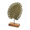 Elements 7x2.25x11.5 Inch Metal Green Leaf Tabletop Decor view 1