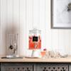 1 Gallon Beverage Dispenser with Stainless Steel Spigot + Marker & Chalkboard 100% Leakproof Glass Drink Dispenser for Parties with Spout, Airtight Beverage Serveware for Water, Juice, Laundry view 4