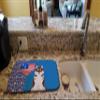 Caroline's Treasures WDK5298DDM Red Siberian Husky USA American Dish Drying Mat Absorbent Dish Drying Mat Pad for Kitchen Counter Dish Drainer Mat for Countertop, 14 x 21", Multicolor view 2