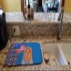 Caroline's Treasures WDK5311DDM Blue and Tan Full Coat Yorkshire Terrier USA American Dish Drying Mat Absorbent Dish Drying Mat Pad for Kitchen Counter Dish Drainer Mat for Countertop, 14 x 21", Multi view 2