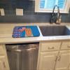 Caroline's Treasures WDK5311DDM Blue and Tan Full Coat Yorkshire Terrier USA American Dish Drying Mat Absorbent Dish Drying Mat Pad for Kitchen Counter Dish Drainer Mat for Countertop, 14 x 21", Multi view 3
