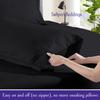 RV King Sheet Set 72 x 80,Camper Sheets-RV Bed Sheets- 100% Cotton Bed Sheet Set-Long Staple Egyptian Cotton fit Upto 10" Deep Mattress (Black) view 4