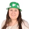 Beistle Plastic St Patrick's Day Derby Hats, Set of 6 Green with Shamrock Design, Irish Party Accessories for Parades Pub Crawls Festive Events and Holiday Celebrations view 3