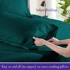 RV Short Queen Set 60 x 75,Camper Sheets-RV Bed Sheets- 100% Cotton Bed Sheet Set-Long Staple Egyptian Cotton fit Upto 12" Deep Mattress (Teal) view 4