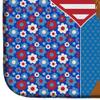 Caroline's Treasures WDK5159DDM Longhaired Red and White Chihuahua USA American Dish Drying Mat Absorbent Dish Drying Mat Pad for Kitchen Counter Dish Drainer Mat for Countertop, 14 x 21", Multicolor view 4