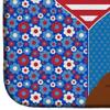 Caroline's Treasures WDK5267DDM Standard Red Poodle USA American Dish Drying Mat Absorbent Dish Drying Mat Pad for Kitchen Counter Dish Drainer Mat for Countertop, 14 x 21", Multicolor view 4