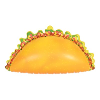Beistle 9" x 16" Large Inflatable Taco Decoration Blow Up Accessories For Mexican Theme Cinco De Mayo Fiesta Party Supplies