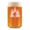 Bevvee Bigfoot Beer Can Pint Glass - Funny Bigfoot Gifts for Sasquatch Enthusiasts - 16 Oz Pint Glasses view 1