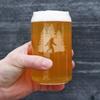 Bevvee Bigfoot Beer Can Pint Glass - Funny Bigfoot Gifts for Sasquatch Enthusiasts - 16 Oz Pint Glasses view 3