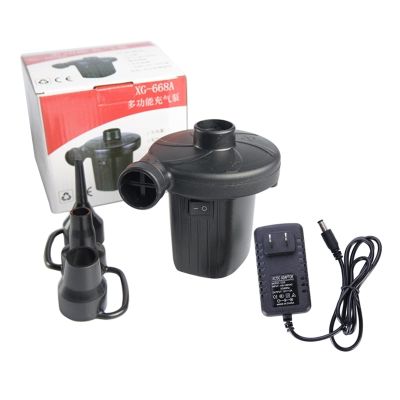 Power Pumps USB Rechargeable Vacuum Electric Air Pump Inflator AC100~240V/DC12(V), Suitable for Swimming Pool Raft Air Cushion Family Outdoor Travel Pump Accessories (Color : Home air Pump US)