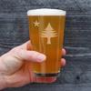 Bevvee Old Maine Flag Pint Glass for Beer - Original 1901 State of Maine Flag Gifts for Women & Men Mainers - 16 Oz Pint Glasses view 3