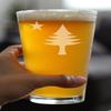 Bevvee Old Maine Flag Pint Glass for Beer - Original 1901 State of Maine Flag Gifts for Women & Men Mainers - 16 Oz Pint Glasses view 4