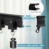 Flexible Curtain Track, 20Ft Ceiling Track for Curtains, Bendable Wall Mount Heavy Duty Sliding Track System, Room Divider, Curved Curtain Rails for RV Shower view 4