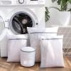 Fine Net Laundry Bag Washing Machines Dirty Laundry Basket Travel Shoes Organizer Mesh Bags Woman Bra Clothes Organizer (Color : Fine net 25x30cm) view 2