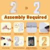 imprsv 4FT Marquee Numbers, Light Up Numbers 2 for 21st Birthday Decorations, Marquee Light up Letters Anniversary Party Decor, Pre-Cut Foam Board Kit view 3