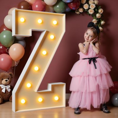 IMRSV 4FT Light Up Letters, Large Light Up Letters Party Decor Wedding Kit, Arch Decorations