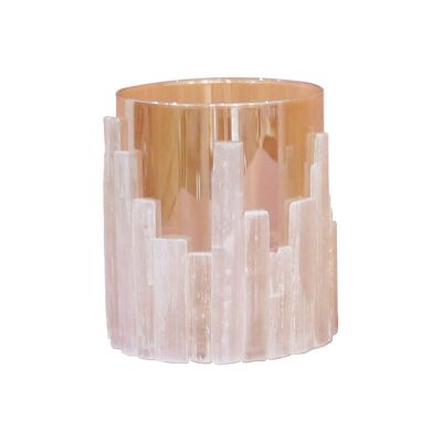 Vases for Flowers Crystal Glass Vase Ornament Home Decoration Flower Arrangement Hydroponics Vases Flower Vase Decorative Vases Unique Flower Vase (Color : Amber-S)