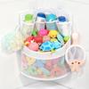 Ligereza Baby Bathtub Toy Storage 17" x 13" Bathtub Toy Holder Mesh Let Baby Bathtub Toys To Dry Faster, Bath tub Toy Organizer For 1-3 Year Old Toddler Bathtub Toys view 1