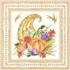 IHR Ideal Home Range Cocktail Napkins Disposable 3-Ply Paper Party Napkin Pack, 5" x 5", Cornucopia Collection, 20-Count view 1