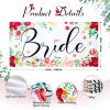Mixweer 8 Pcs Bride Beach Towel Bridesmaids Beach Towel Set 60 x 30 Inch Bride Tribe Bridesmaid Gift for Wedding Honeymoon Bachelorette Engagement Party view 2