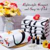 Mixweer 8 Pcs Bride Beach Towel Bridesmaids Beach Towel Set 60 x 30 Inch Bride Tribe Bridesmaid Gift for Wedding Honeymoon Bachelorette Engagement Party view 3