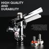 Mefape Keg Coupler, G5/8 U Type Stainless Steel Keg Coupler, Beverage Beer Dispenser for Home Bar Restaurant, with Pressure Relief Valve view 2