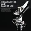Mefape Keg Coupler, G5/8 U Type Stainless Steel Keg Coupler, Beverage Beer Dispenser for Home Bar Restaurant, with Pressure Relief Valve view 3