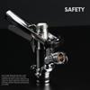Mefape Keg Coupler, G5/8 U Type Stainless Steel Keg Coupler, Beverage Beer Dispenser for Home Bar Restaurant, with Pressure Relief Valve view 4