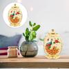 Grain Dispenser Enamel Canister Vintage European Style Canister Jar with Lid Loose Tea Holder Food Storage Containers for Tea Coffee Candy Sugar Salt Cereal Containers view 3