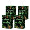 Kreatwow 16pcs Reptile Party Bags for Kids Reptile Party Supplies 16pcs Reptiles Birthday Supplies Treat Goody Bags Safari Animals Lizard Party Decoration Reptile Birthday Supplies view 1