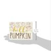 Chic Thanksgiving "Hello Pumpkin" Beverage Foil Stamped Napkins - 16ct - Perfect for Fall Gatherings & Festive Celebrations view 2