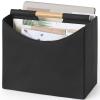 Neateam Magazine Holders, Foldable Magazine File Holder with Handle Magazine Rack Floor, Newspaper Magazine Storage, Book Bins File Folder for Home Office (Black) view 1