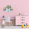 Wall Shelf (Cloud) for Toniebox, Charging Station and 12-18 Tonie Figures, Magnetic Wooden Floating Shelf Compatible with Toniebox MP3 Audio Player & Character, Storage Rack for Kids Play Room view 2