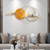 AMITVA Creative Handmade Iron Wall Sculptures, Modern Light Luxury Metal Wall Art Decor, Great for Home Hotel Bar Decoration, 150 * 59Cm view 1