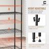 CAPHAUS NSF Wire Shelving Unit w/Baskets & Liner, Storage Rack Corner Shelves, Storage Rack Kitchen, Bathroom, Laundry Closet, Wire Shelving Basket Shelves, Black, 6 Tier view 4