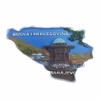 Sarajevo Bosna i Hercegovina Refrigerator Magnet Travel Souvenir 3D Decoration Magnetic Sticker Hand Painted Craft Collection view 1