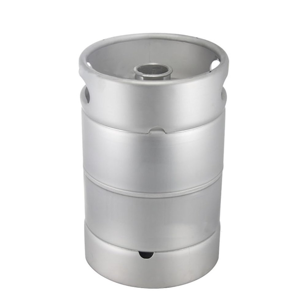 RGWYGCG Beer Keg,Stainless Steel Beer Barrel Seal Steel Beer Kegs for Home Kitchen Brewing Beer for Camping Hiking Homebrewing Keep Beverage Fresh 20L