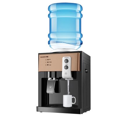 MIMODA Top Loading Water Cooler Dispenser,Desktop Water Dispenser 110V Electric Hot and Cold Dispenser for Home Office Coffee Tea Bar Dorm