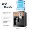 MIMODA Top Loading Water Cooler Dispenser,Desktop Water Dispenser 110V Electric Hot and Cold Dispenser for Home Office Coffee Tea Bar Dorm view 2