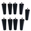 Greaton, 5 Square Plastic Legs, Great and Sturdy Replacement for Sofas, Chairs and Tables, Set of 9 view 1