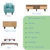Greaton, 5 Square Plastic Legs, Great and Sturdy Replacement for Sofas, Chairs and Tables, Set of 9 view 3