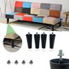 Greaton, 5 Square Plastic Legs, Great and Sturdy Replacement for Sofas, Chairs and Tables, Set of 9 view 4