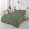 1Pcs Pinch Pleated Comforter Premium Super Soft 400 GSM All Season Pintuck 1000 Thread Count 100% Egyptian Cotton Oversized Super King Size (120" x 98") Inch - Sage Pinch view 1