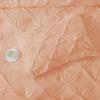 1Pcs Pinch Pleated Comforter Premium Super Soft 400 GSM All Season Pintuck 1000 Thread Count 100% Egyptian Cotton Super King Size (116" x 98") Inch - Blush Pinch view 3