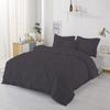 1Pcs Pinch Pleated Comforter Premium Super Soft 400 GSM All Season Pintuck 1000 Thread Count 100% Egyptian Cotton Oversized Super King Size (120" x 98") Inch - Dark Grey Pinch view 1