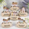 Shudehill Giftware Pebble Lane Cottage Collection, Sentiment Message, Perfect House warming gift or Present (Family is a little world created by love) view 2