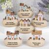 Shudehill Giftware Pebble Lane Cottage Collection, Sentiment Message, Perfect House warming gift or Present (Family is a little world created by love) view 3