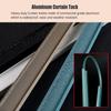 Room Divider Ceiling Track System Shower Curtain Curved Ceiling Shower Room Dividers Bendable Curtain Track System, Cuttable Waterproof Curtain Rail Rod for Outdoor Indoor Windows, Camper, Include Com view 4